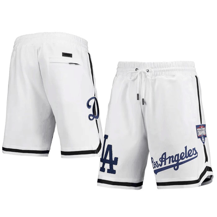 Men's Los Angeles Dodgers White Shorts